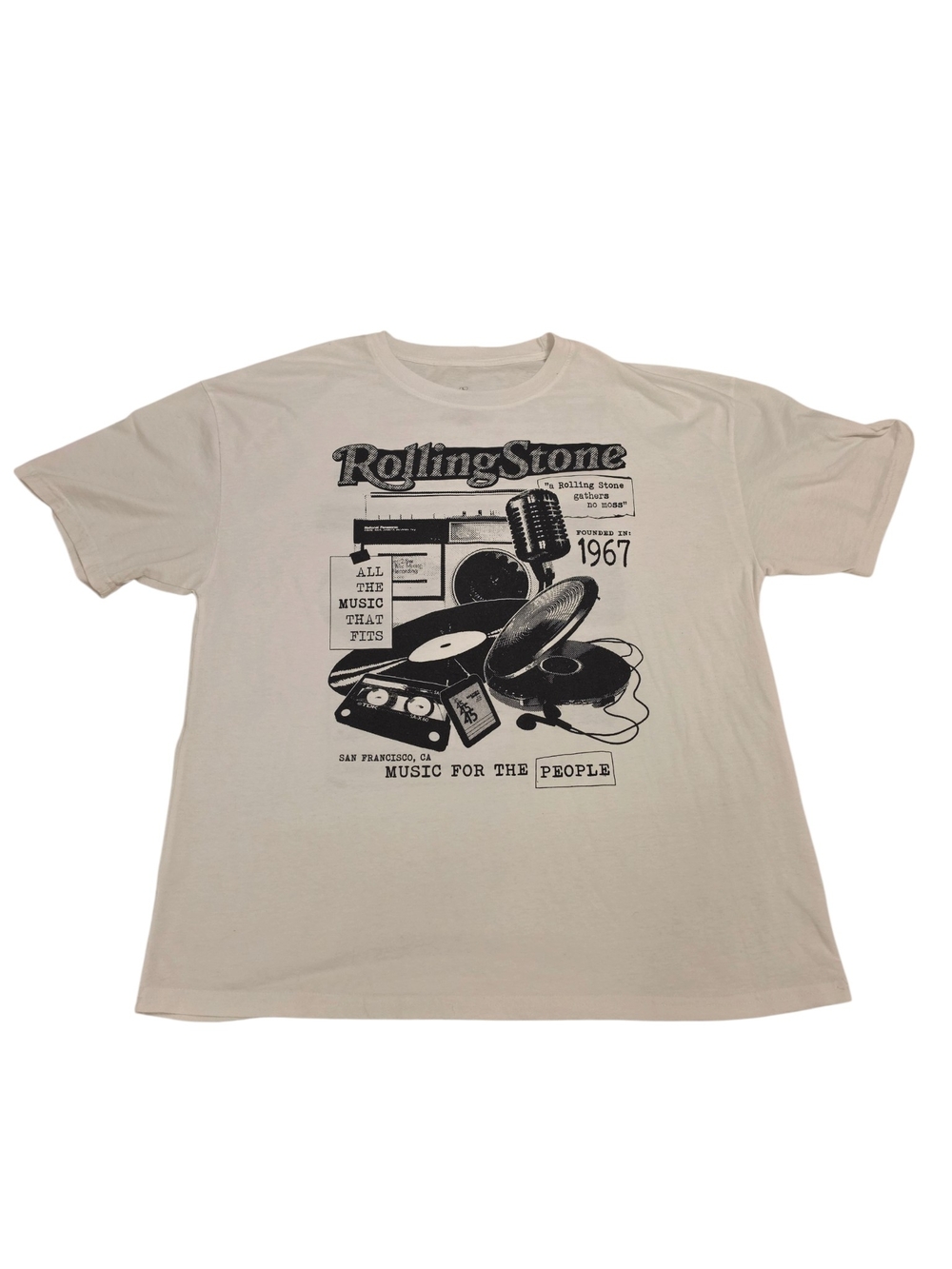 The Rolling Stone Magazine Style Graphic T-Shirt